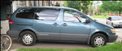 Toyota Sienna - 15% rear windows only